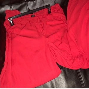 Red Palazzo Pant